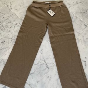 St. John TAN PANTS SIZE 12 WOOL